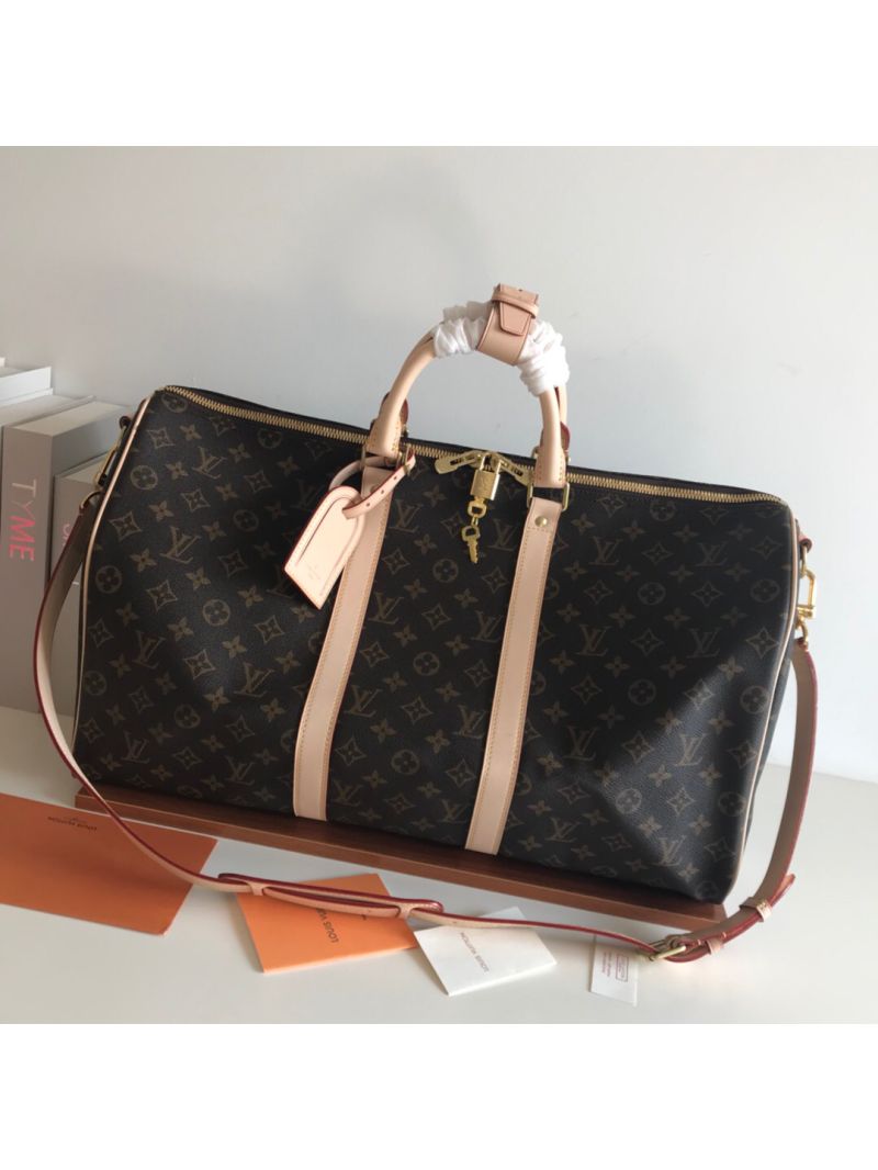 Louis Vuitton LV Keepall Bandouliere Monogram Canvas 45 50 55 M40569