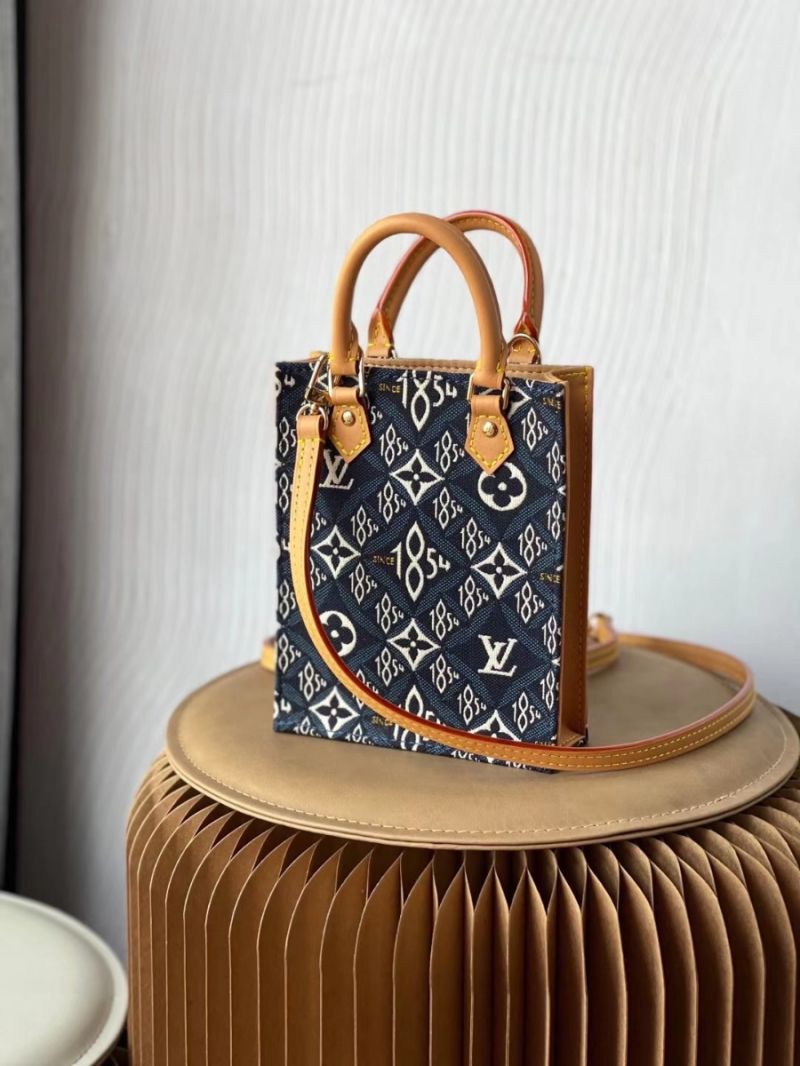 Louis Vuitton LV 1854 Petit Sac Plat M80288 Blue