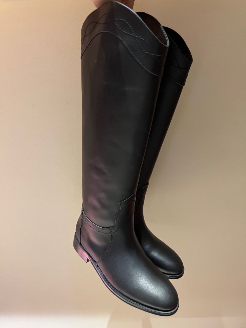 YSL Saint Laurent Kate Boots In Smooth Leather 669093 Black