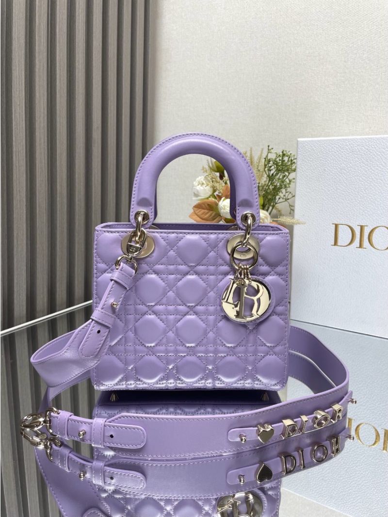 Dior My ABCdior Lady Dior Bag Lambskin M0538 Lilac
