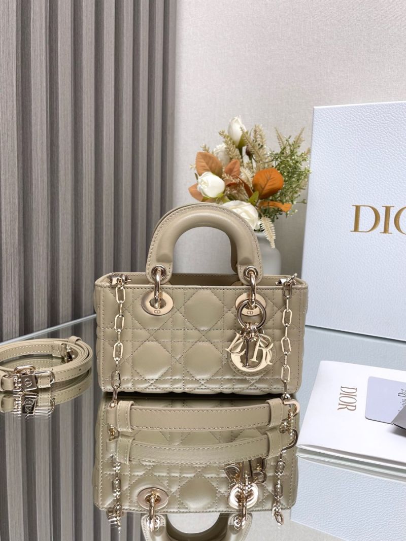 Dior Lady D-Joy Micro Bag Sand Cannage Lambskin S0910O