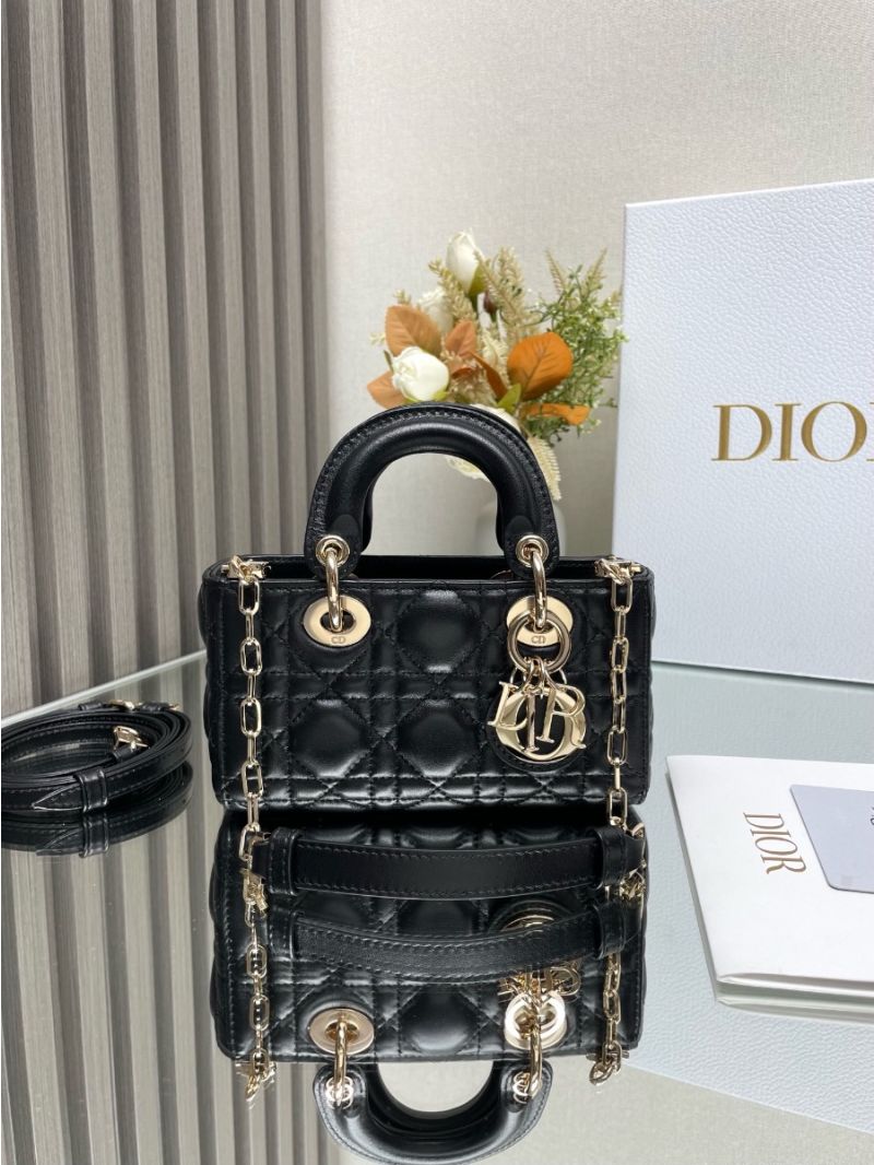 Dior Lady D-Joy Micro Bag Black Cannage Lambskin S0910O