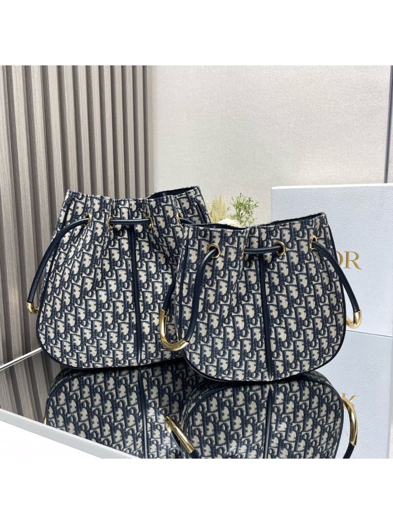 Dior Large Nolita Bag Blue Dior Oblique Jacquard M2311U