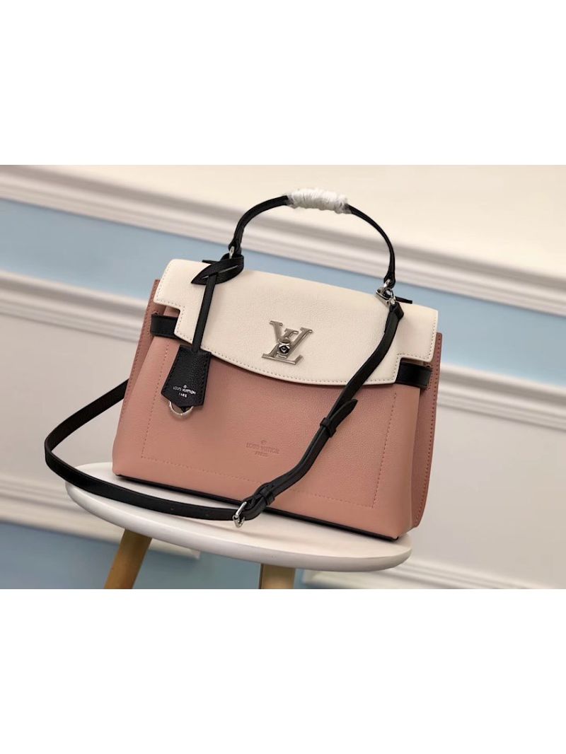Louis Vuitton LV Lockme Ever M51395 Rose Ballet Blanc Maito Noir