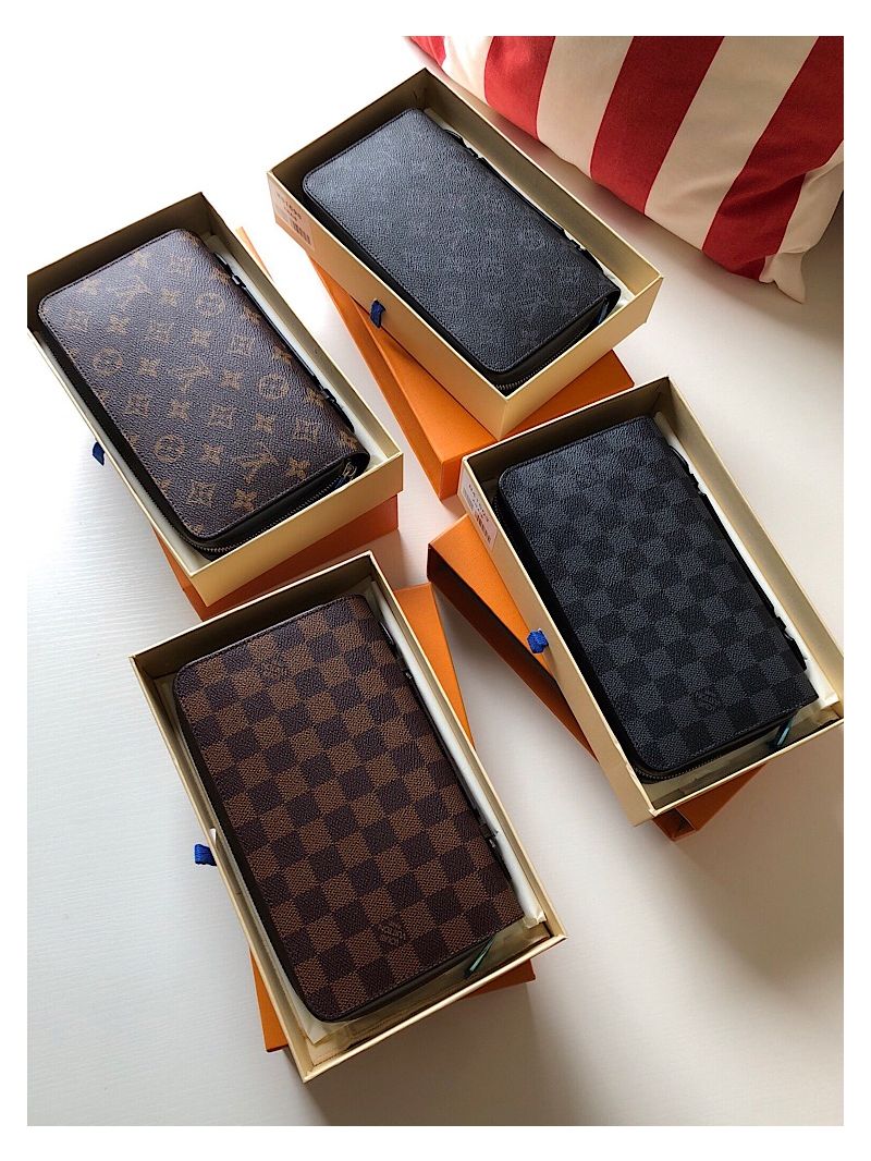 Louis Vuitton LV Zippy XL Wallet N41503 Damier Graphite