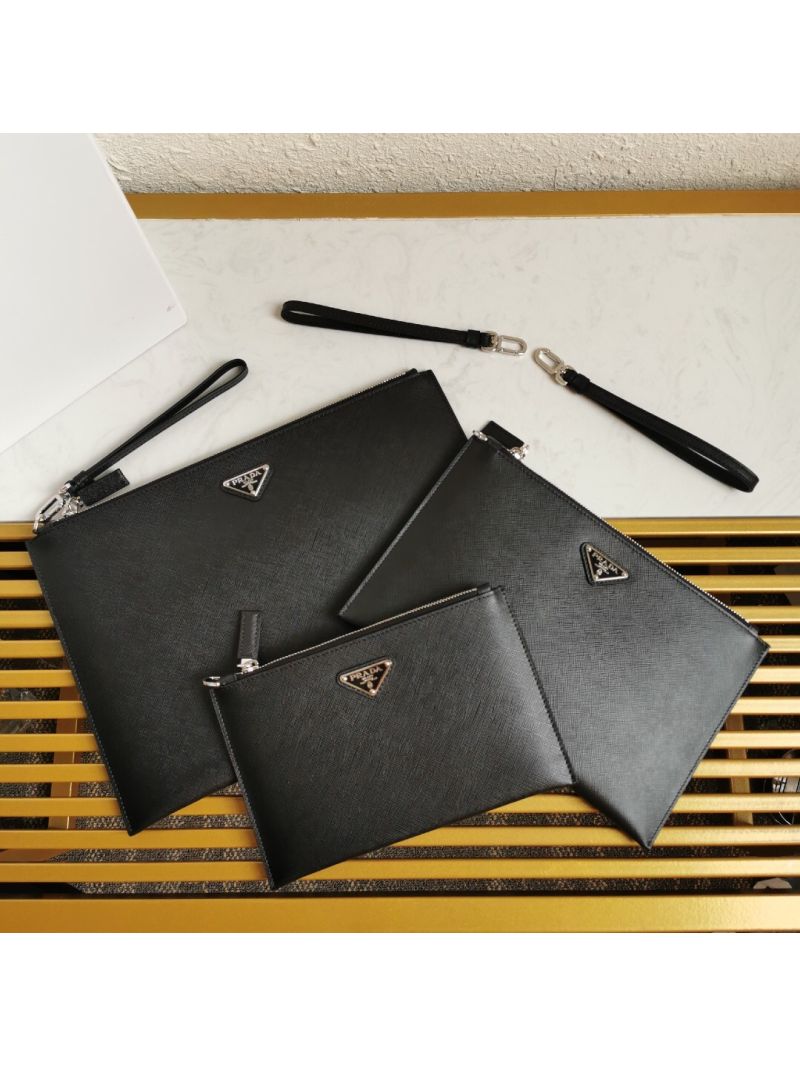 Prada Saffiano Leather Document Holder 2NG003