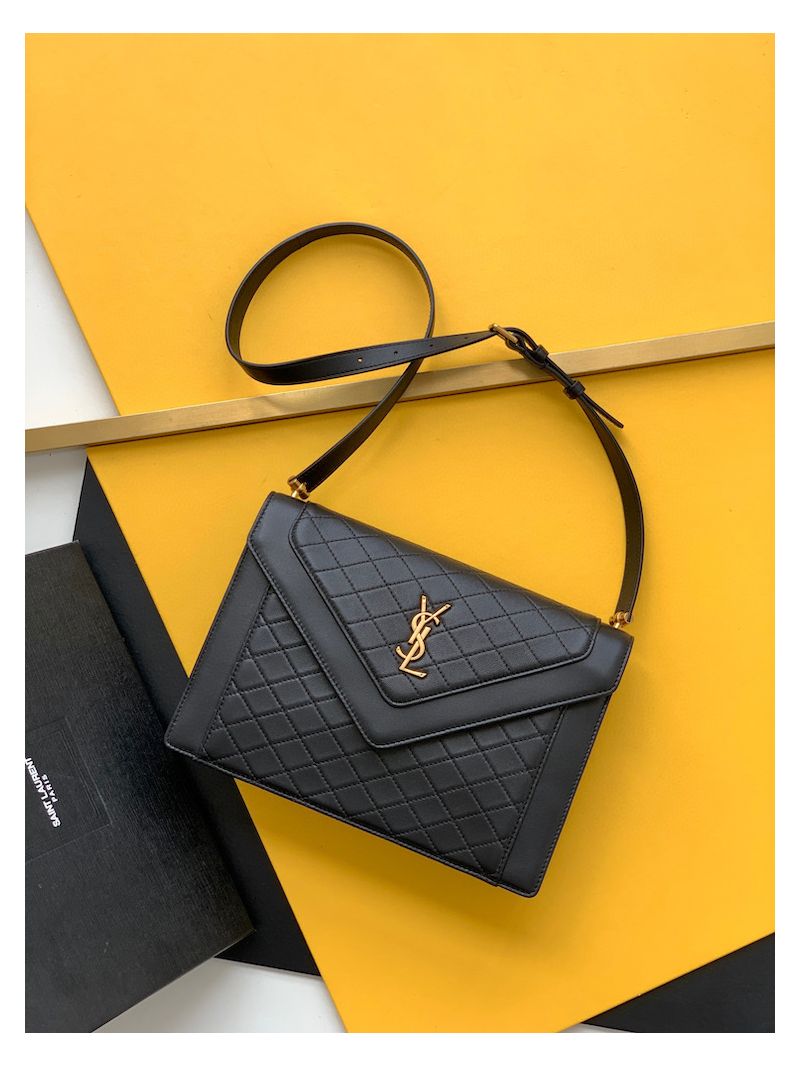 YSL Saint Laurent Le Monogramme Bucket Bag In Canvas And Smooth Leather 568606