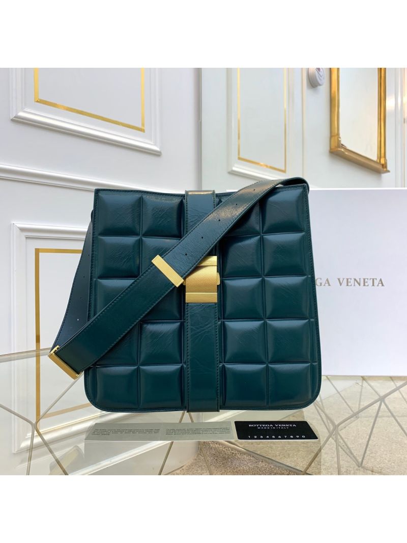 Bottega Veneta BV Padded Marie Bag in Paper Calf 578344 Ottanio