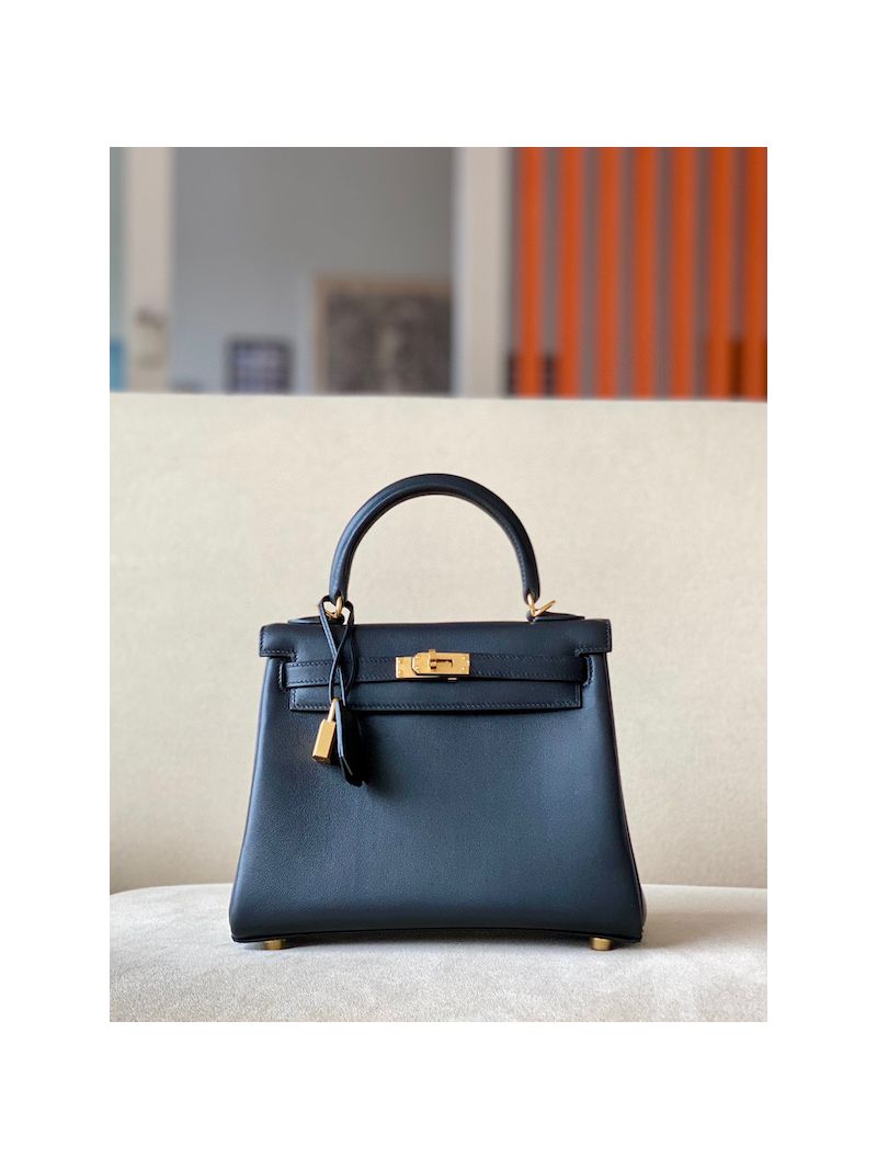 Hermes Kelly Swift 25 28 32 Bag Black 