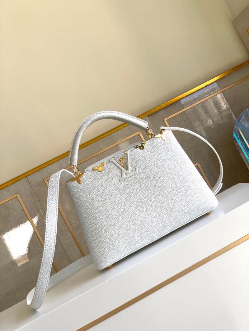 Louis Vuitton LV Capucines BB PM M55235 White