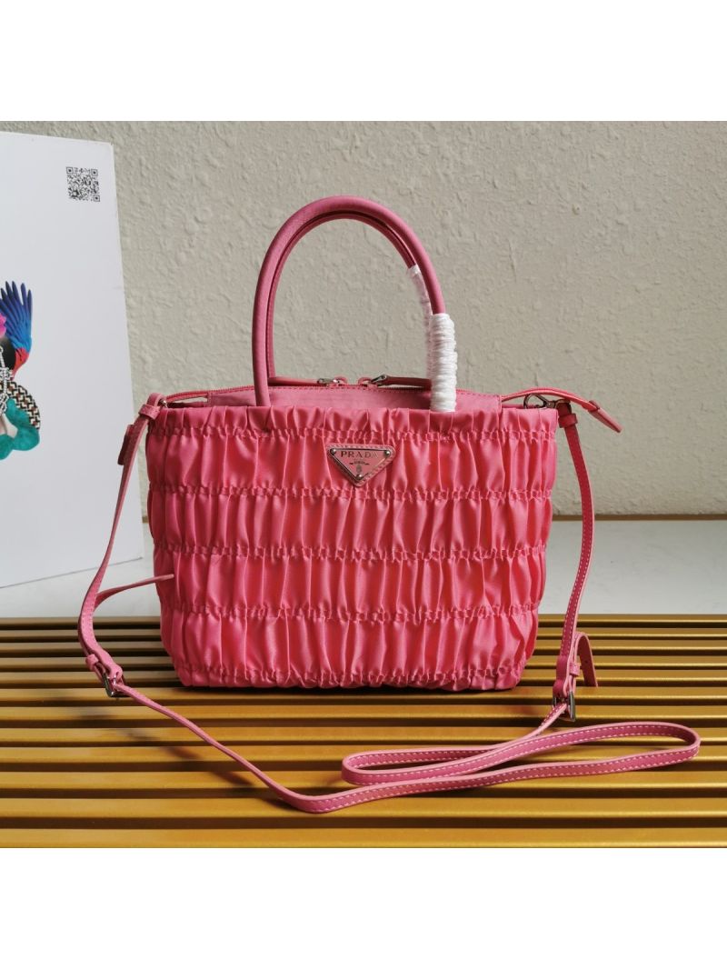 Prada Nylon Tote 1BG321 Begonia Pink