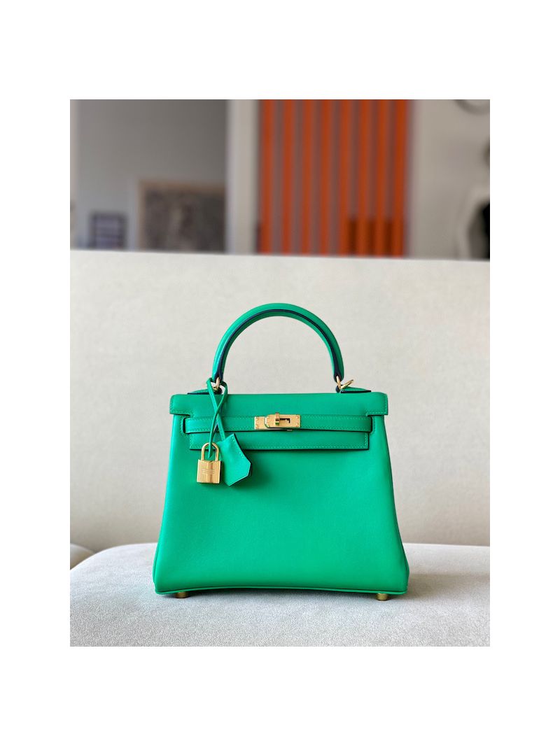 Hermes Kelly Swift 25 28 32 Bag Sakura 1K Bambou