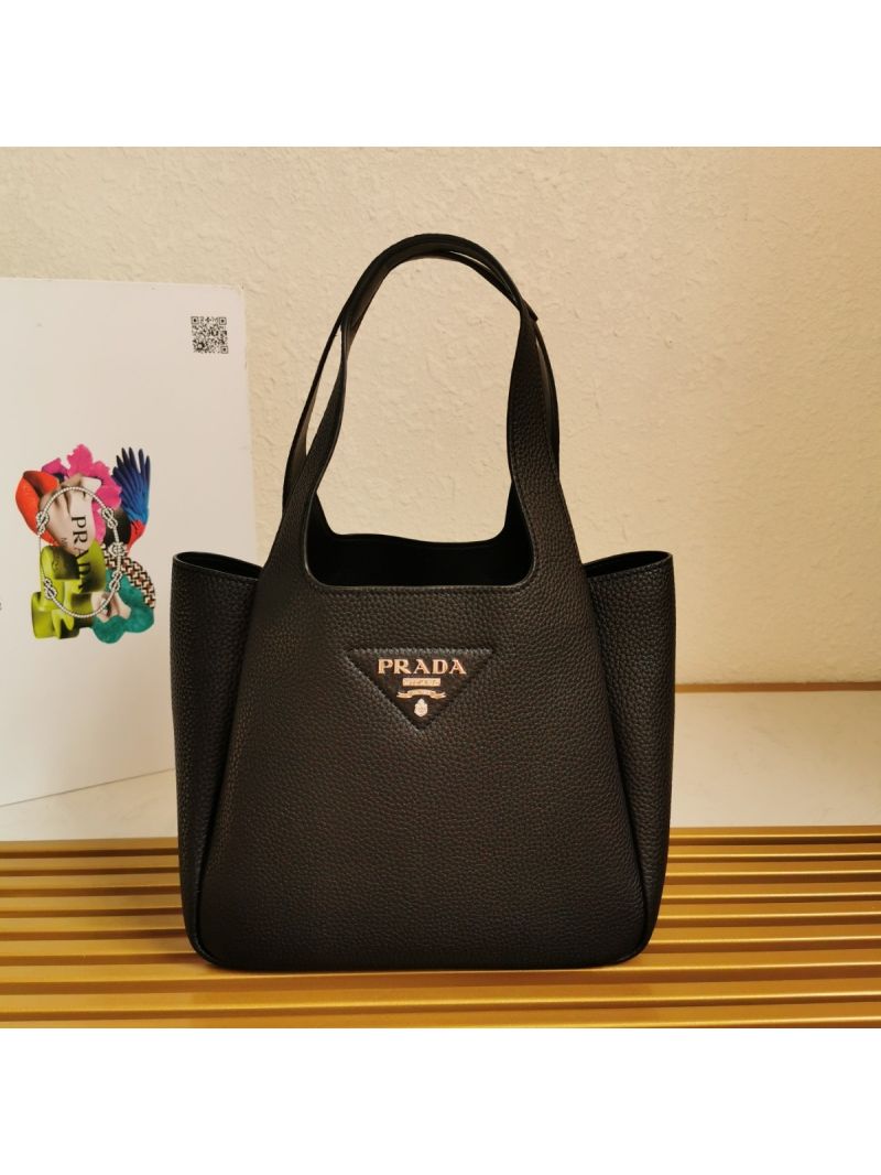 Prada Leather Handbag 1BG335 Black