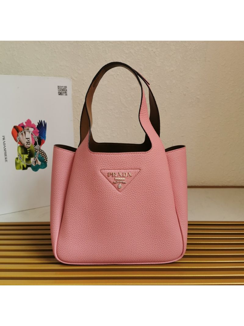 Prada Leather Handbag 1BG335 Pink