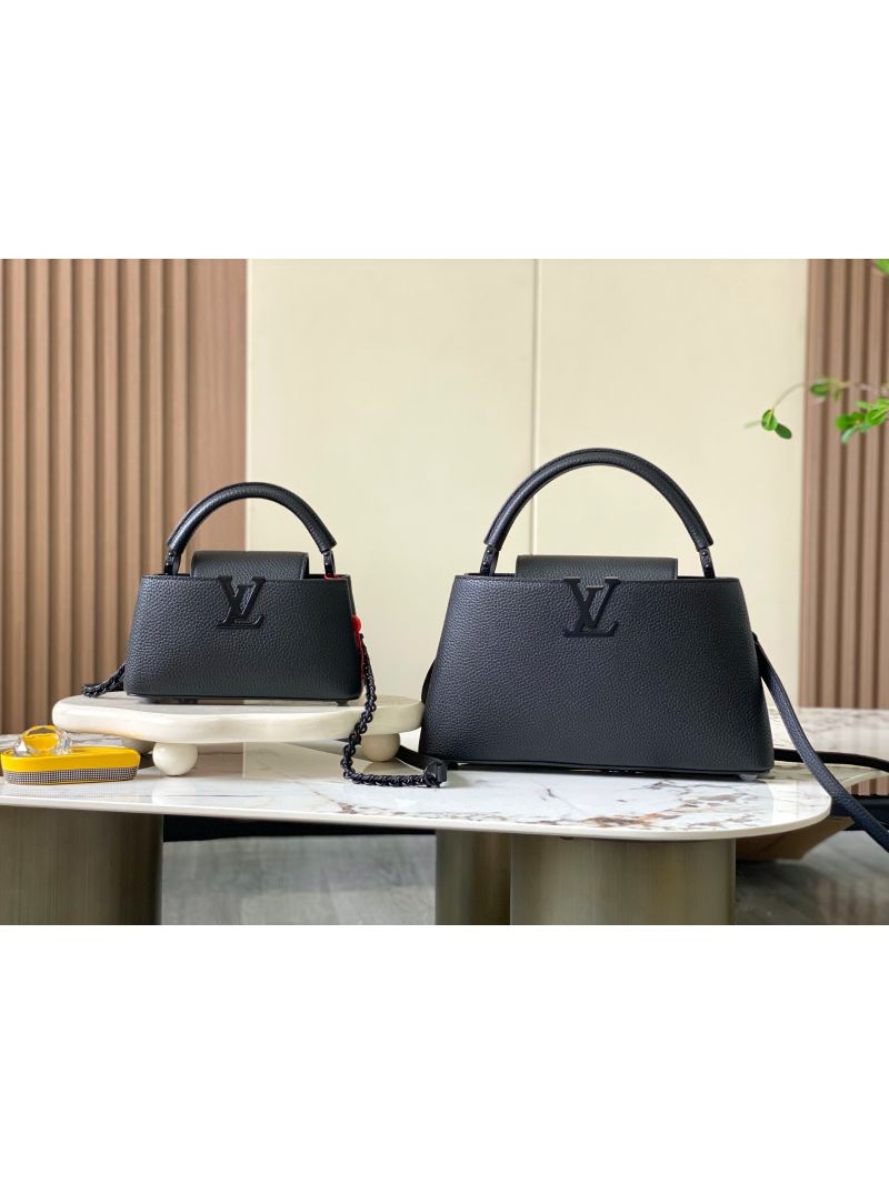 Louis Vuitton LV Capucines East-West MM M23947 All Black