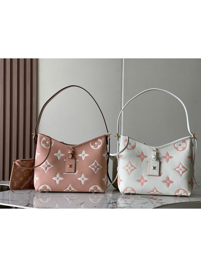 Louis Vuitton LV CarryAll PM Monogram Empreinte M46288 Rose Trianon