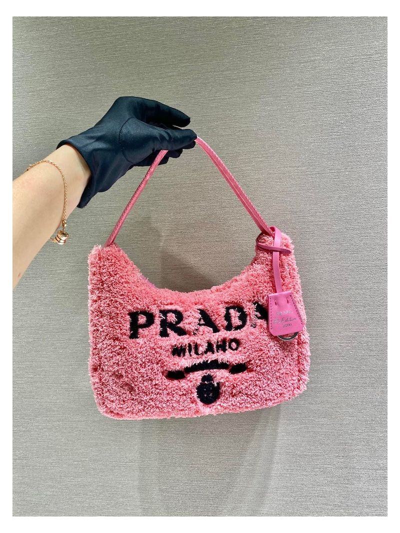 Prada Re-edition 2000 Terry Mini-bag 1NE515 Pink