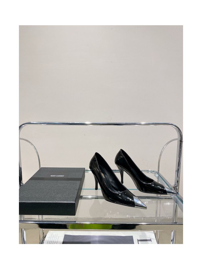 YSL Saint Laurent Vesper Pumps In Patent Leather 675193