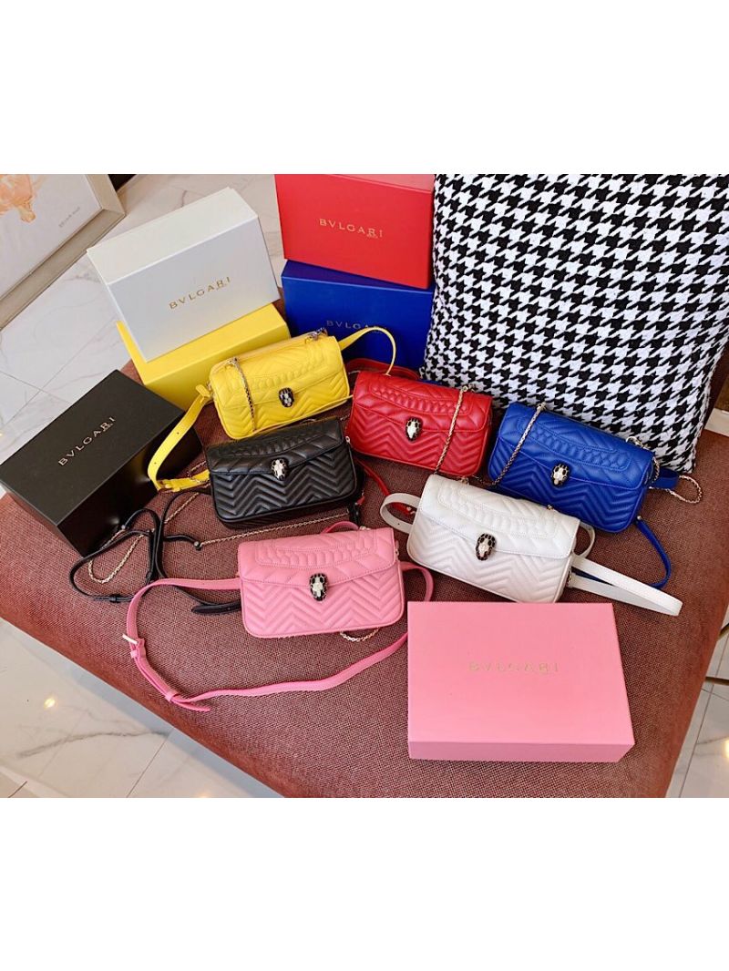 Bvlgari Serpenti Forever Belt Bag 287853 Red