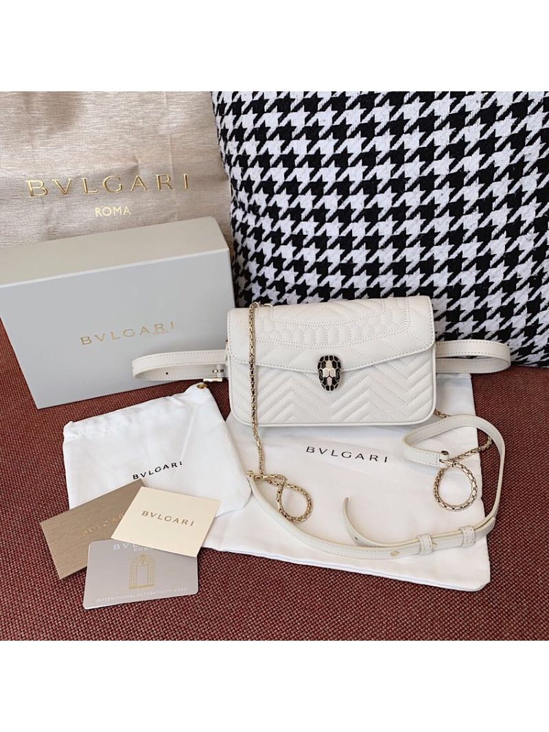Bvlgari Serpenti Forever Belt Bag 287853 White