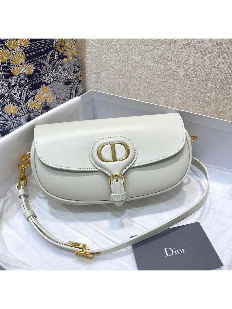 Dior Bobby East-West Bag Latte Box Calfskin M9327