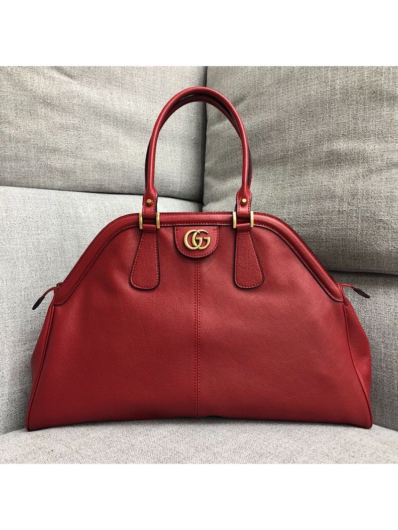 Gucci RE(BELLE) Large Top Handle Bag 515937 Red