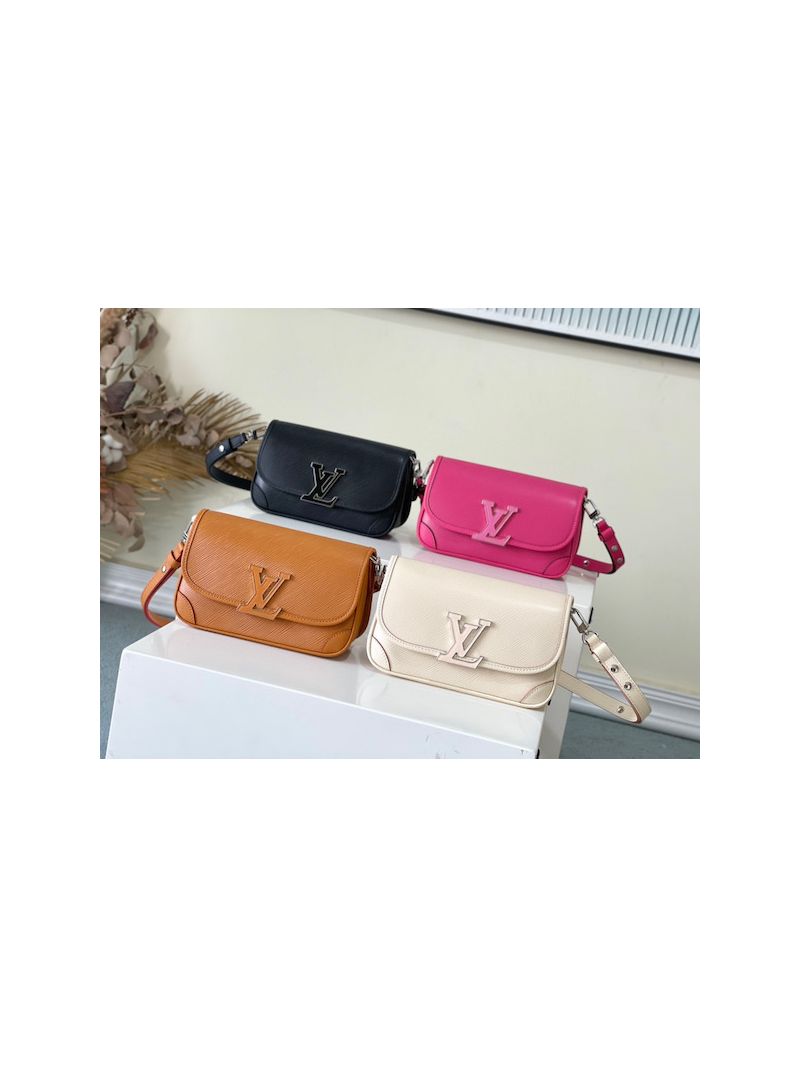 Louis Vuitton LV Buci Epi Leather M59457 Black