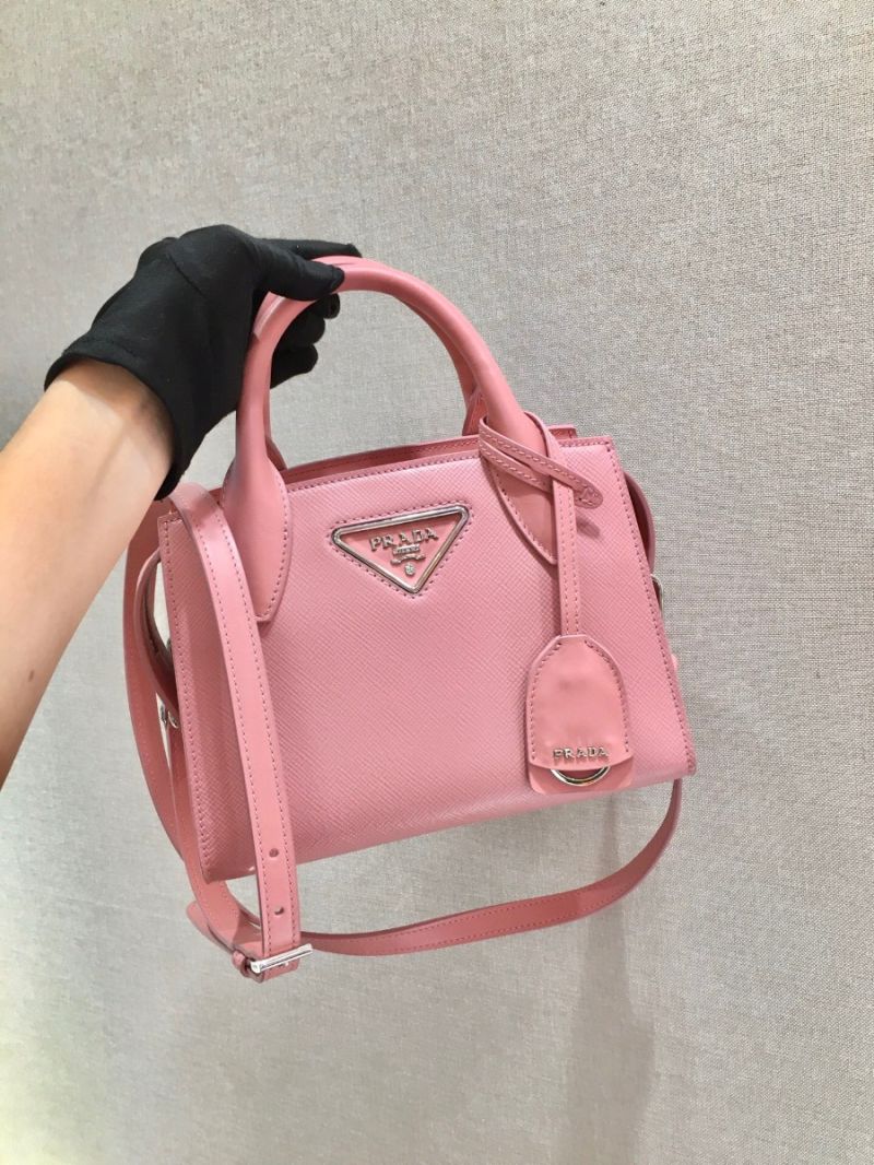 Prada Saffiano Leather Handbag 1BA269 Pink