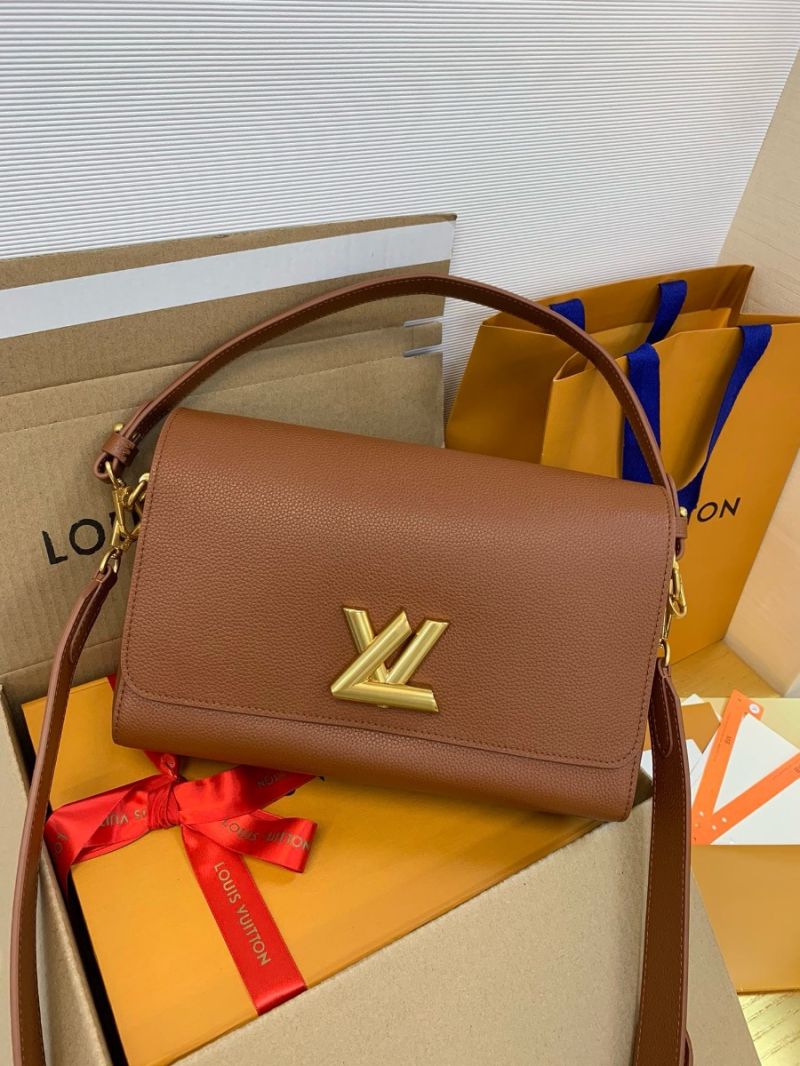 Louis Vuitton LV Soft Twist M24639 Calfskin Cognac