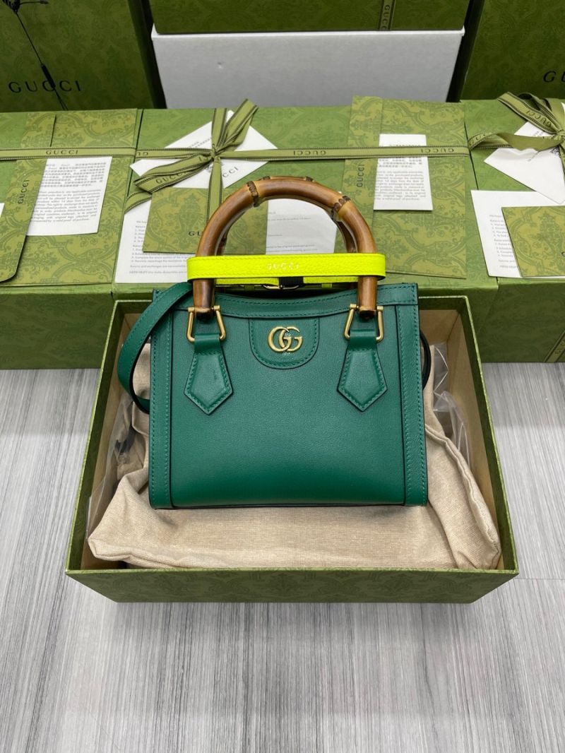 Gucci Diana Mini Tote Bag 655661 Green