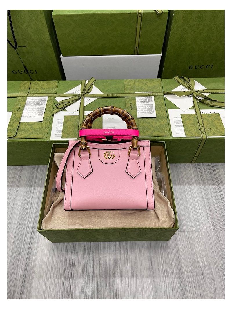 Gucci Diana Mini Tote Bag 655661 Pink