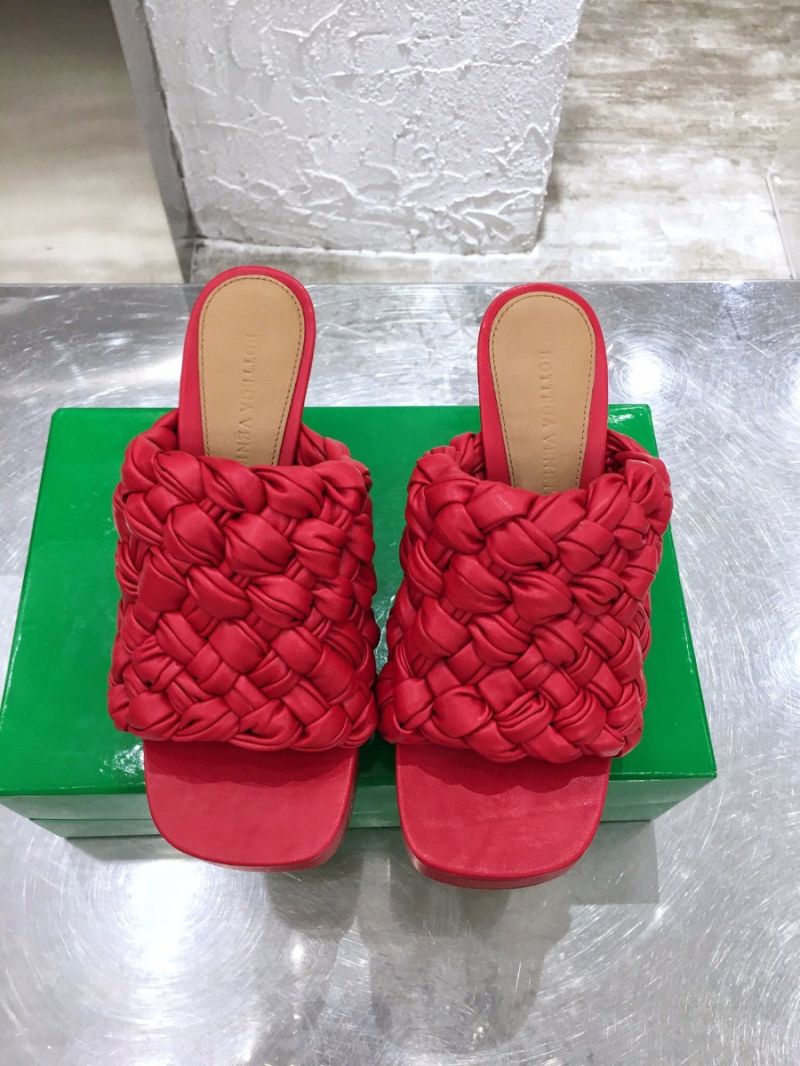 Bottega Veneta BV Board Sandals 630175 Red