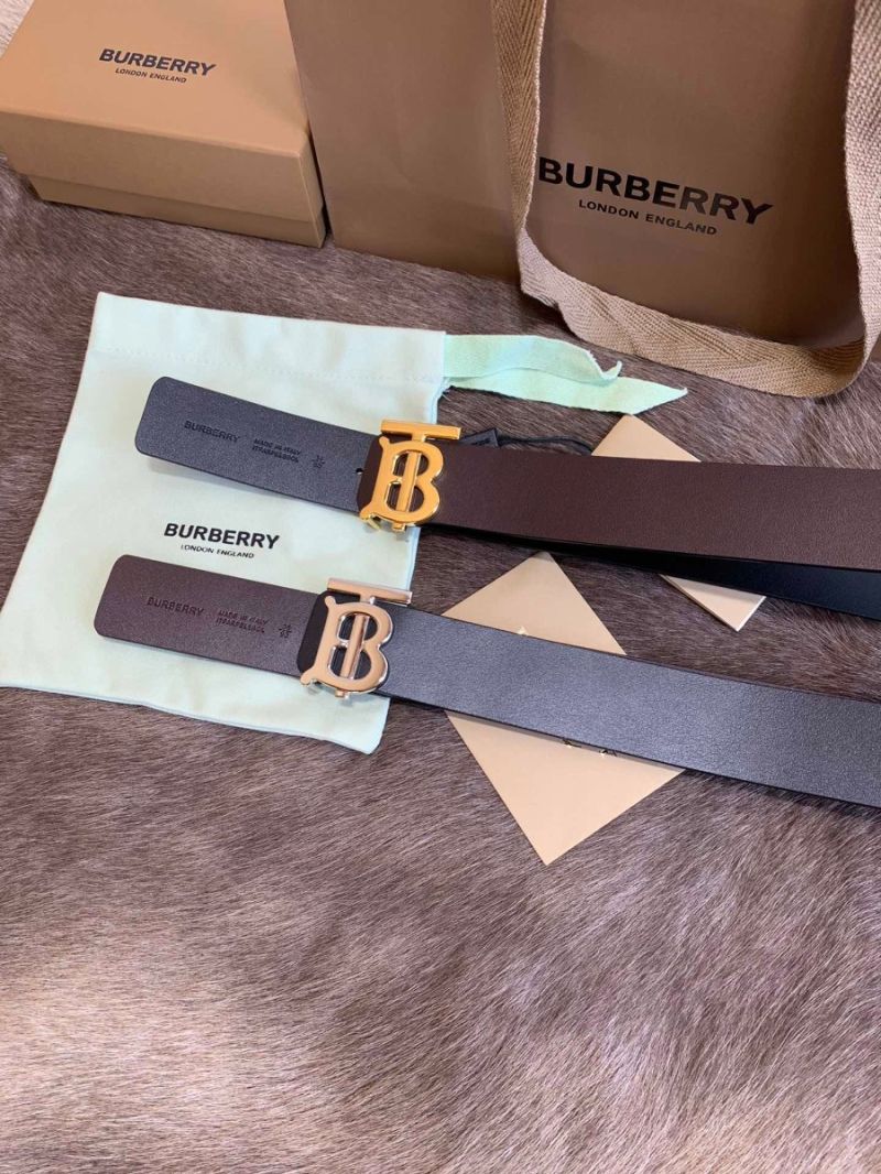 Burberry Reversible TB Smooth Calf Leather Belt 80098121