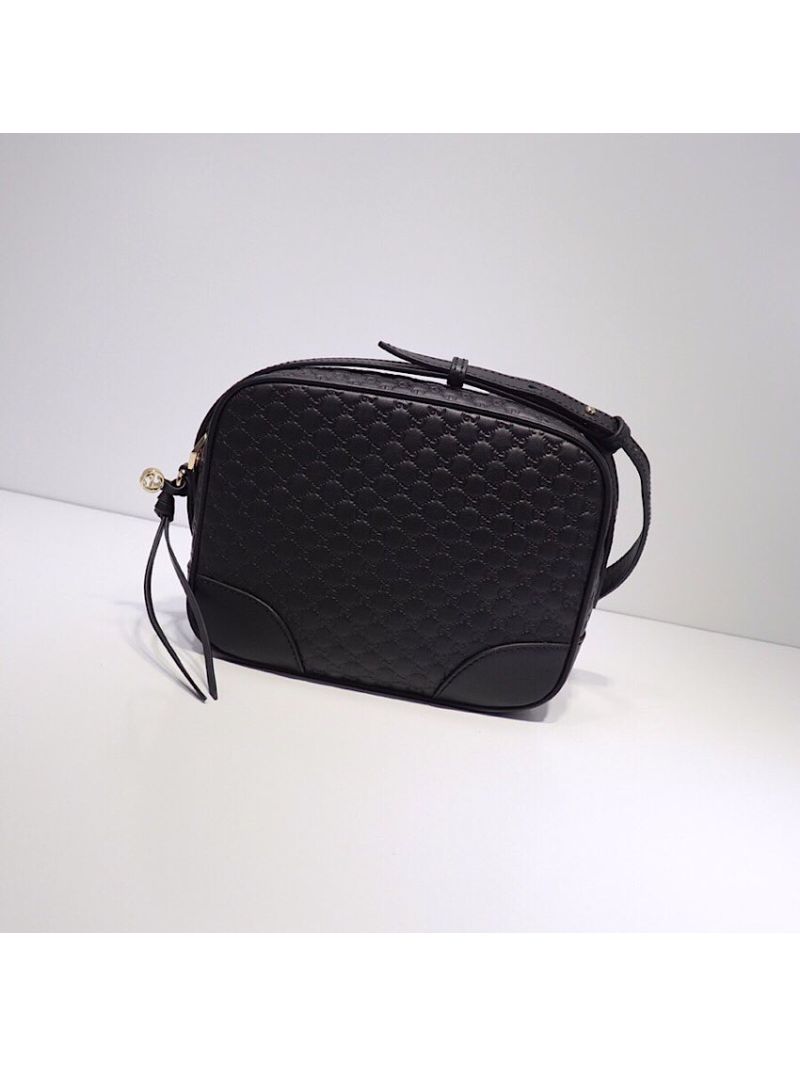 Gucci Bree Microguccissima Mini Messenger Bag 449413 Black
