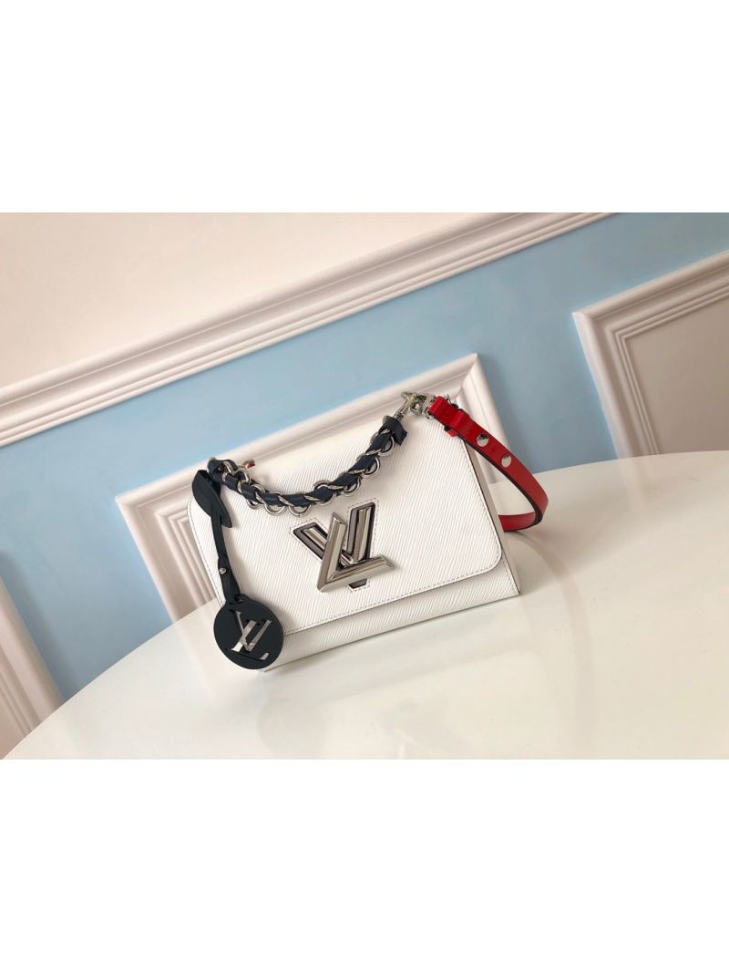 Louis Vuitton LV Twist Epi PM/ MM M52503 White