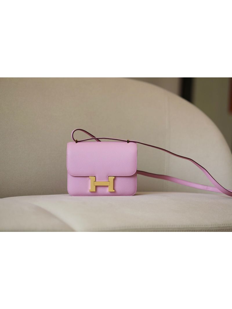Hermes Constance X9 Mauve Sylvestre Epsom leather crossbody bag
