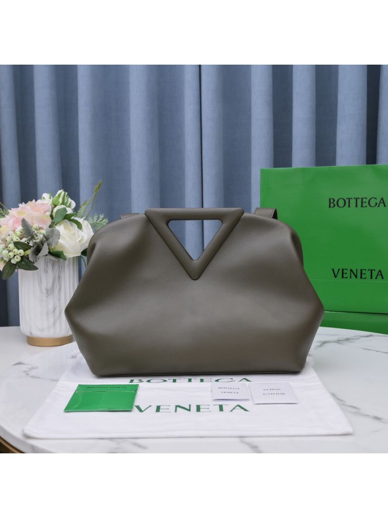 Bottega Veneta BV Point Medium Leather Top Handle Bag 652446 Camping