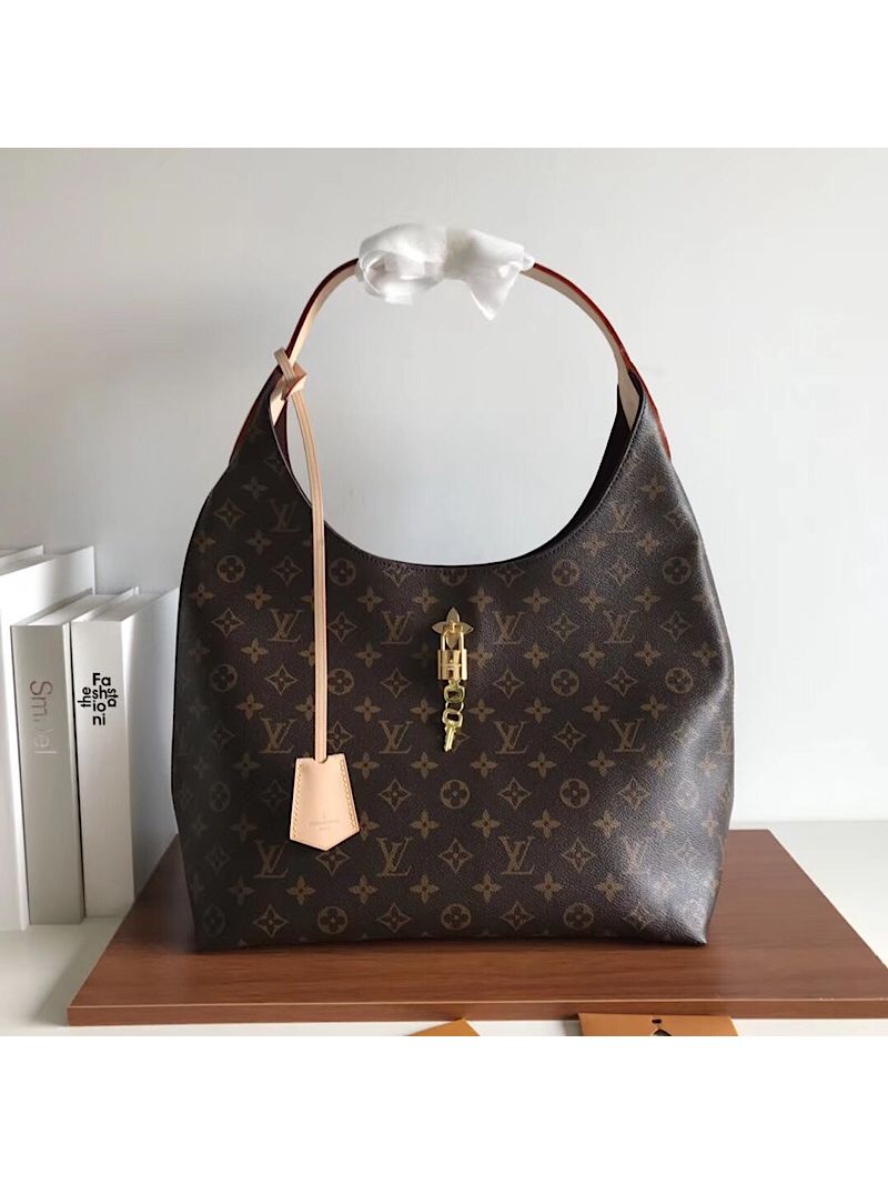 Louis Vuitton LV Flower Hobo M43545 Beige