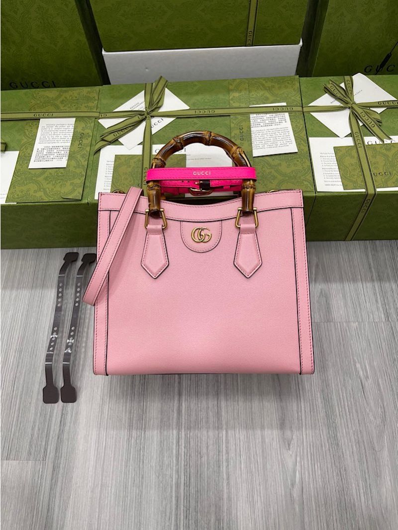 Gucci Diana Small Tote Bag 660195 Pink