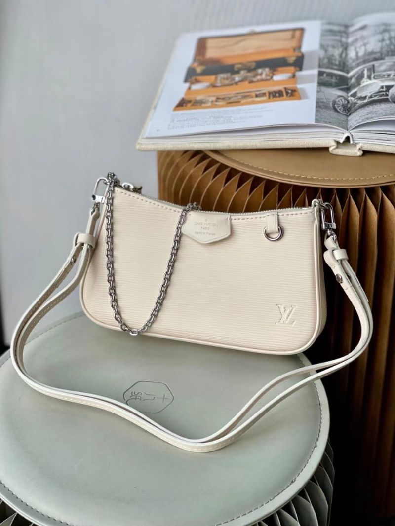 Louis Vuitton LV Easy Pouch On Strap Epi Leather M80471 Quartz