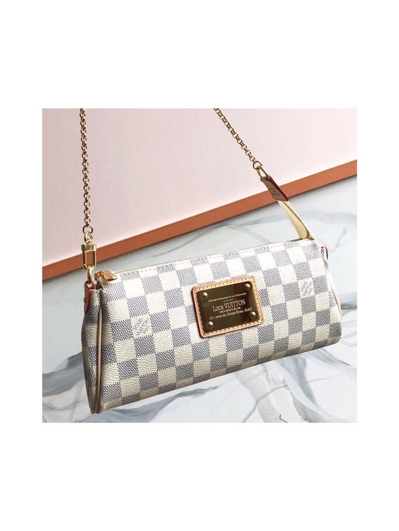 Louis Vuitton Eva Clutch Damier Azur Canvas N55214
