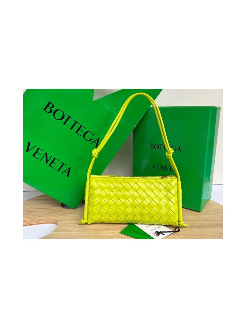 Bottega Veneta BV Pouch On Strap 701025 Acid kiwi