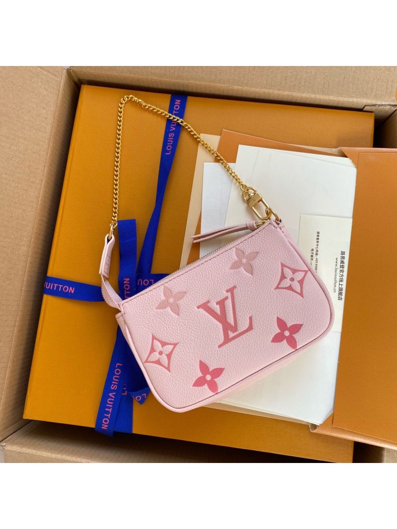 Louis Vuitton LV Mini Pochette Accessoires M80501 Bouton de Rose Pink