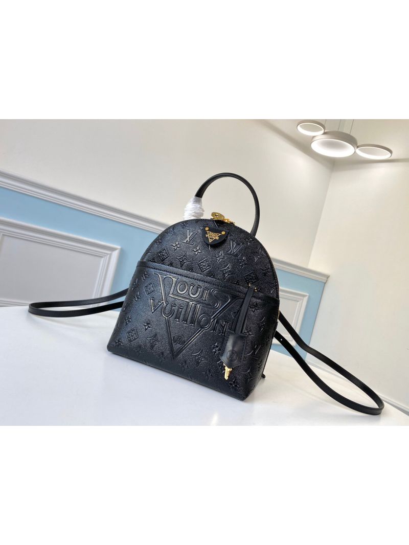 Louis Vuitton LV Moon Backpack M44945 Embossed Monogram Midnight canvas