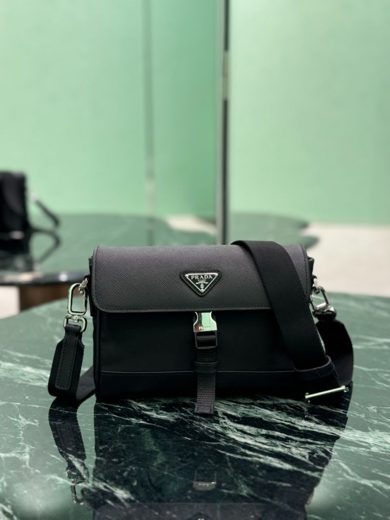 Prada Re-Nylon And Saffiano Leather Shoulder Bag 2VD044