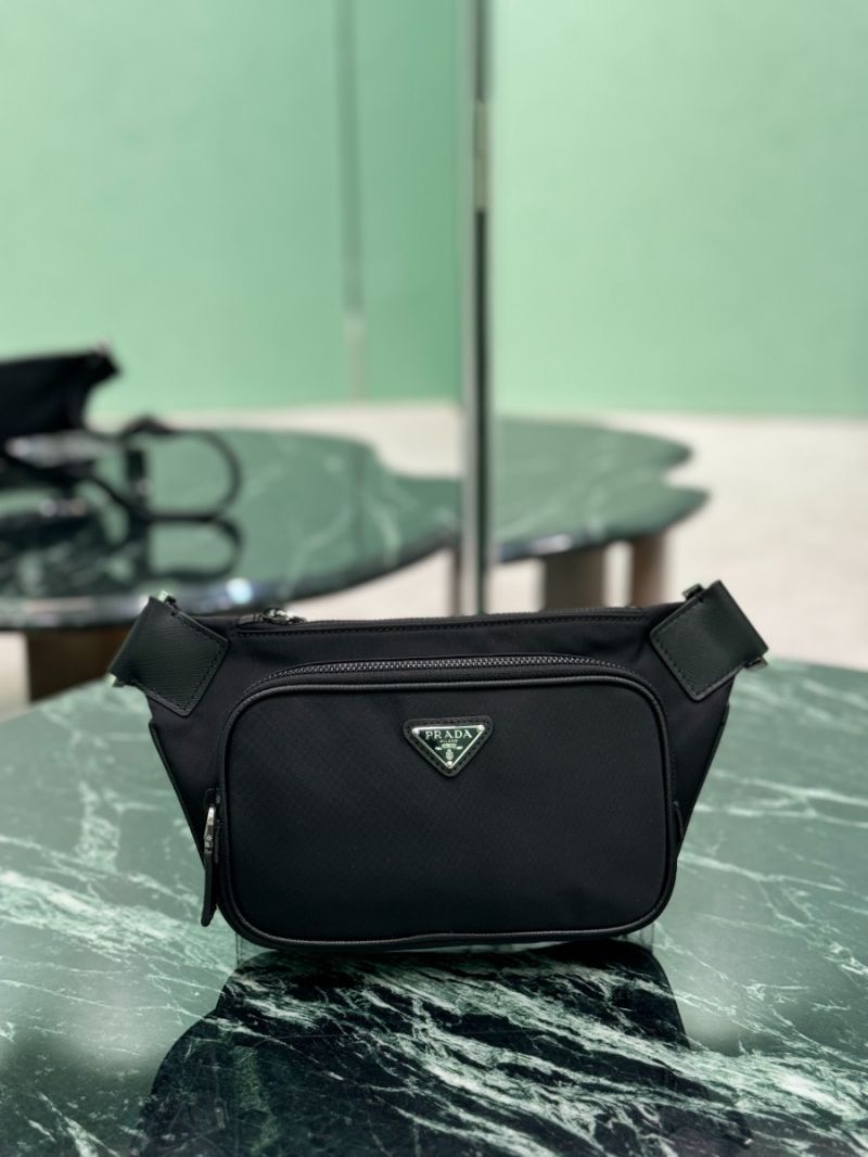 Prada Re-Nylon and Saffiano leather shoulder bag 2VH128
