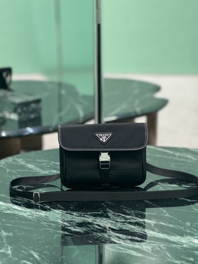 Prada Re-Nylon and Saffiano leather smartphone case 2ZH108 Black