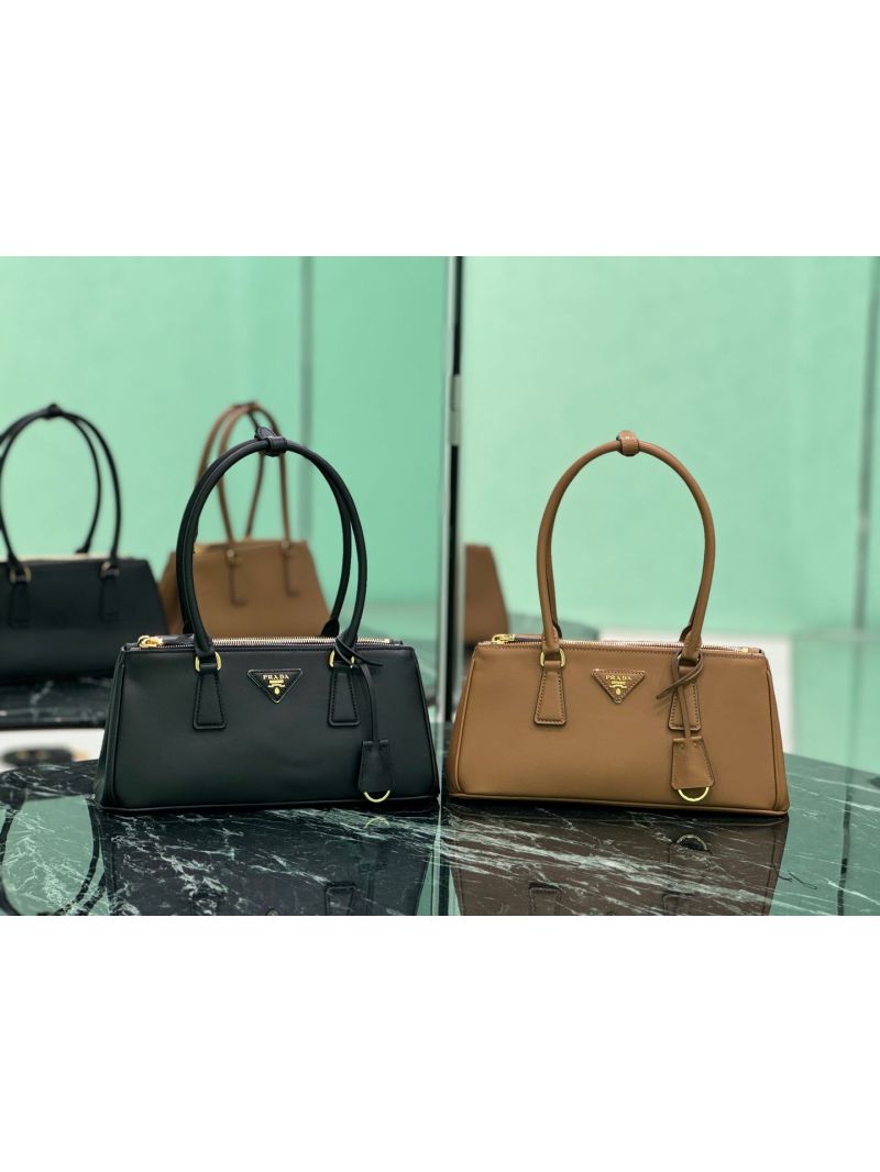 Prada Saffiano Leather Galleria Handbag 1BA457 Black