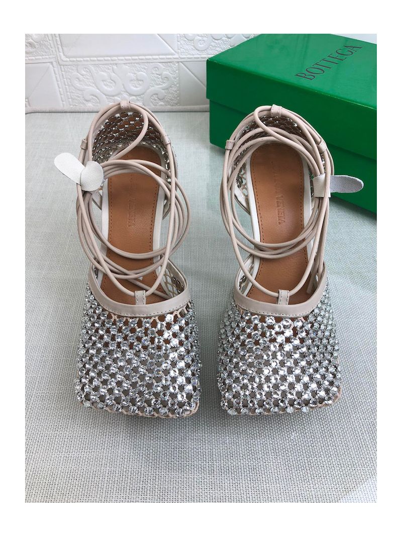 Bottega Veneta BV Sparkle Stretch Rhinestone Mesh 667206 Toile