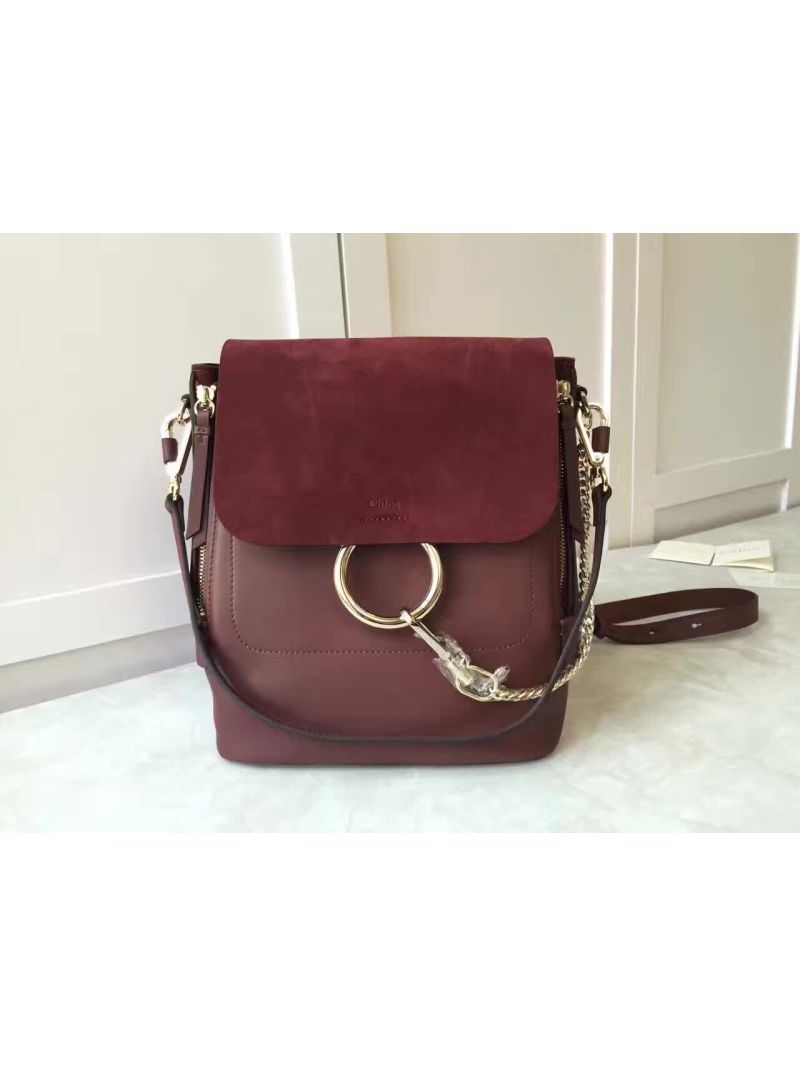Chloe Faye Backpack Wine
